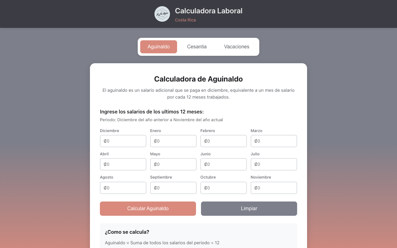 Calculadora Laboral